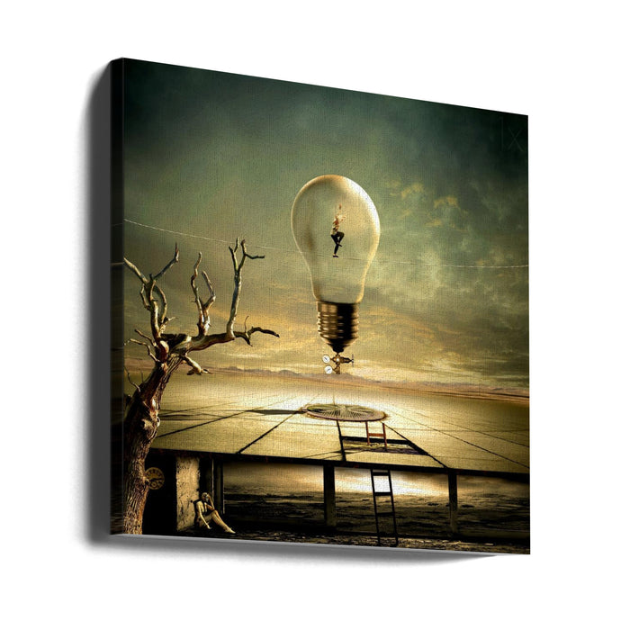 nightwalk Square Canvas Art Print