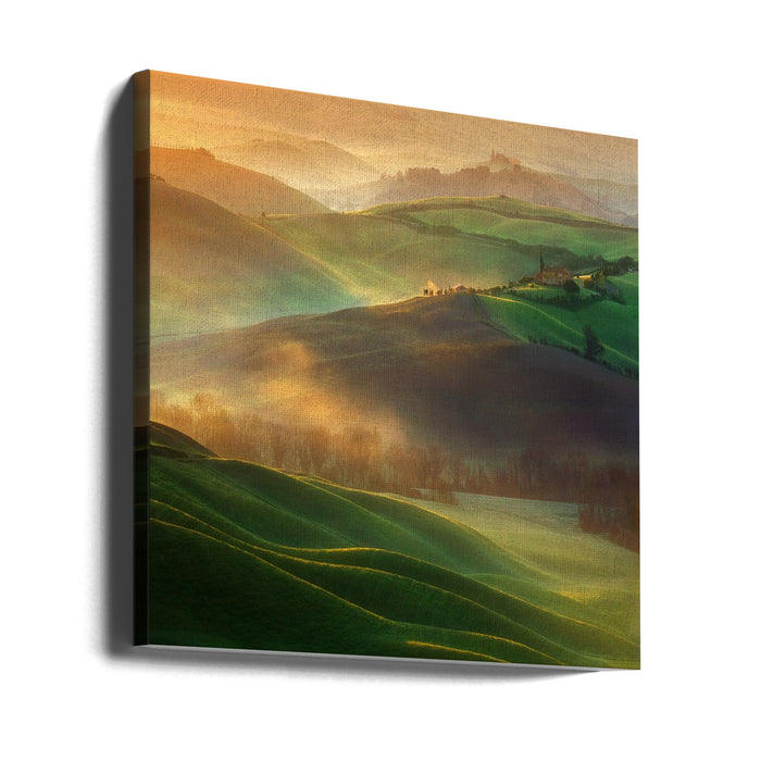 Morning Dreams Square Canvas Art