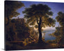 Castle by the River by Karl Friedrich Schinkel Canvas Classic Artwork