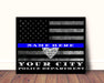 Chicago Police Department Thin blue Line Police Gift