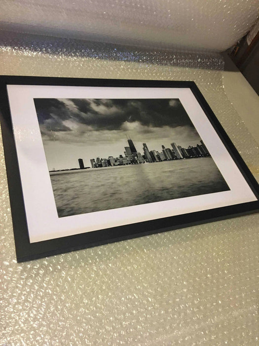 Chicago waterfront art print framed Picture Frame Store New Jersey