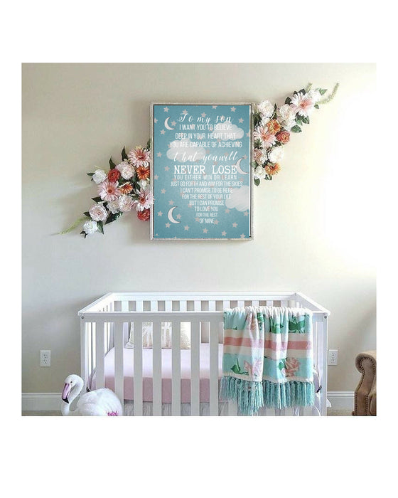 Custom Nursery room Sign Wall Art Framed