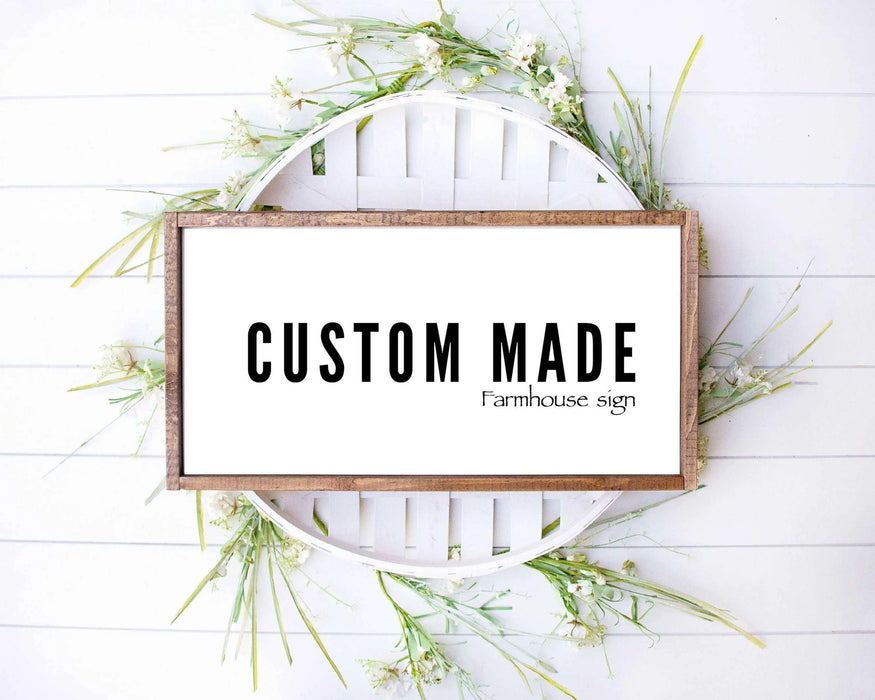 Custom text sign poster art print Picture Frame Store New Jersey