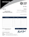 Invoice from Modern Memory Design to Robert Petrella for Demerest Football frames jersey prints