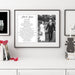 Frame custom for wedding anniversary art canvas print