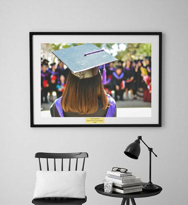 Graduation personalized diploma frame Grad Photo