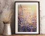 Poem Print and frame custom Framed poem