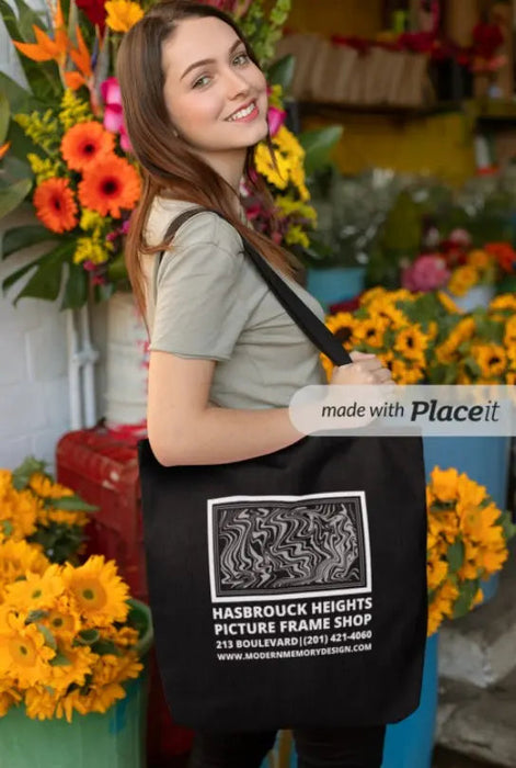 Free Grocery Shopping Tote Bag 13x19 inch - Hasbrouck Heights Frame Shop - Giveaway