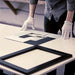 Gallery Wall 14x18 picture frame black wood matted to 11x14 picture black wood 14x18 frame