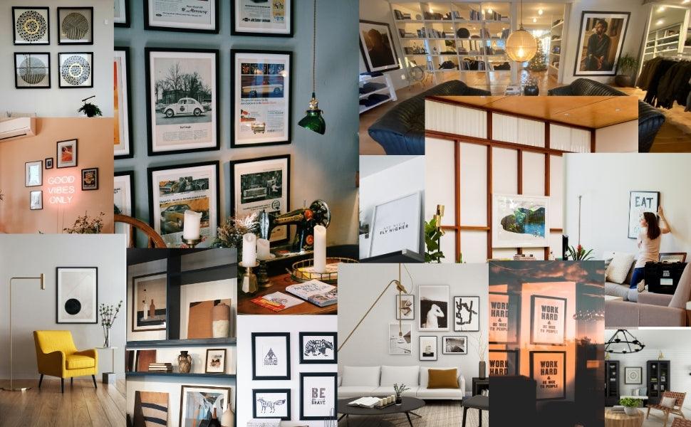 Gallery Wall 20x39 Picture Frame Black 20x39 Frame 20 x 39 Poster Frames 20 x 39