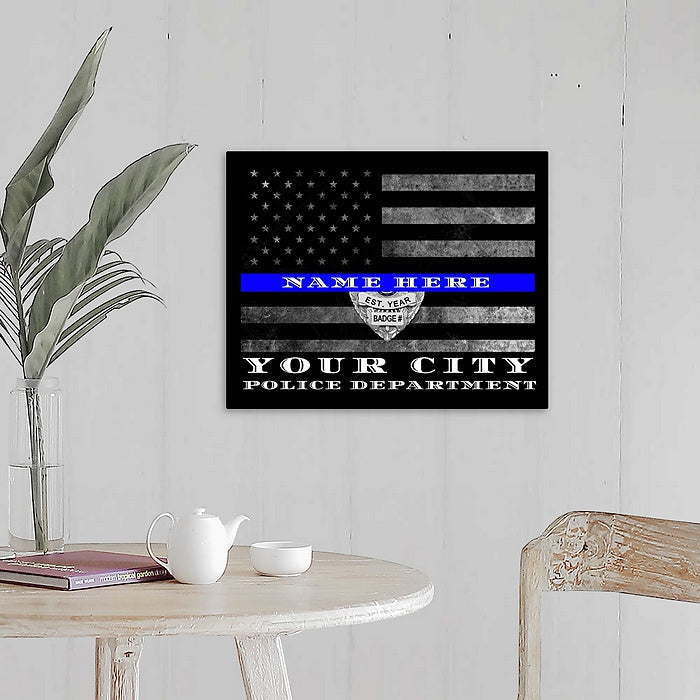 Garfield Police Department NJ Thin blue Line Police Officer Gift