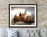 George Washington crossing the Delaware patriotic war framed