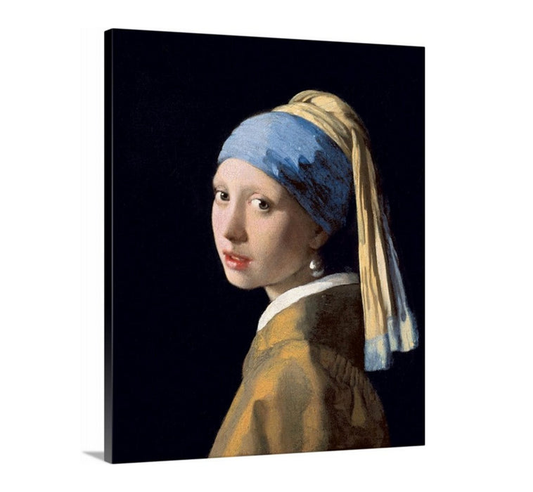 Girl with A Pearl Earring by Johannes Vermeer Feminist art Canvas