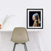 Girl with A Pearl Earring by Johannes Vermeer Feminist art Canvas