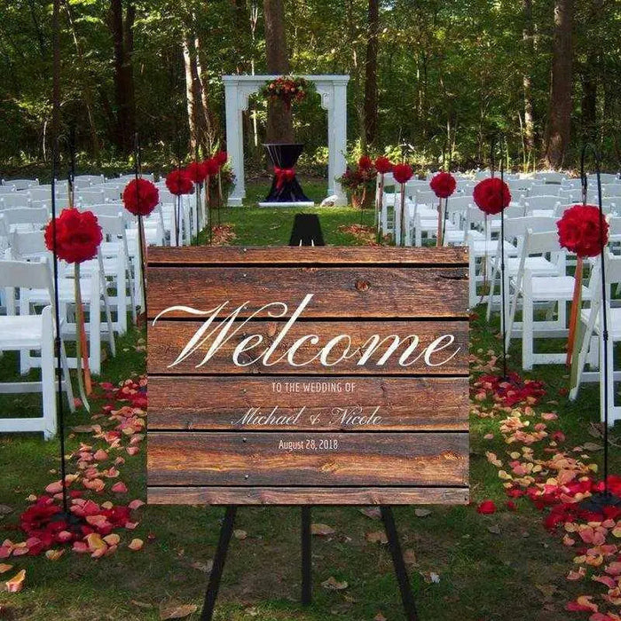 Gold Ornate Wedding Welcome sign Ornate Frame Custom name signs Picture Frame Store New Jersey