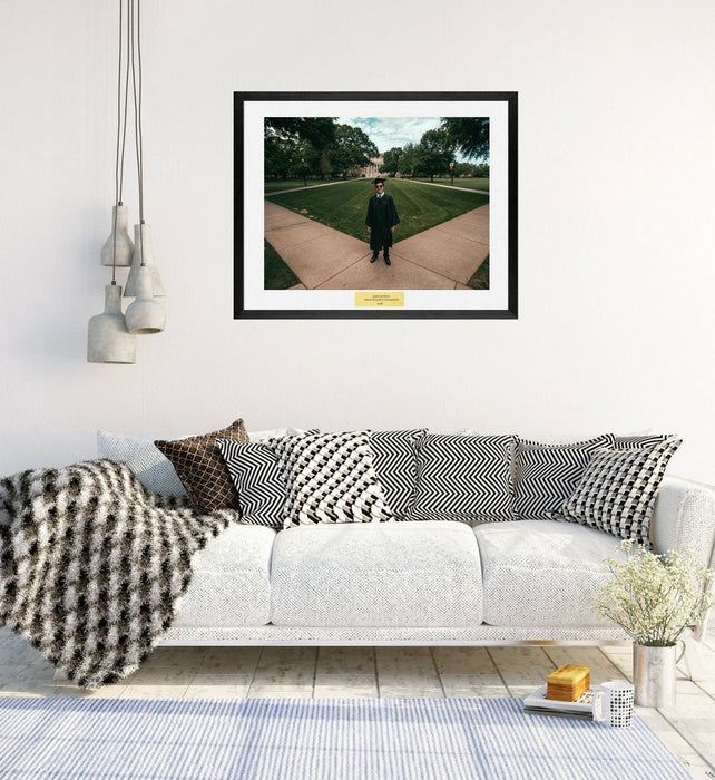 Graduation Photograph Framed Memory Art Print Gift