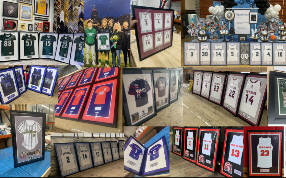 Texas High School Football Jersey Frame Print Senior Night Gift 