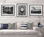 Hoboken nj framed wall Art poster print Set of 3