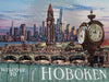 Hoboken wall art  poster print NYC skyline welcome sign nj transit