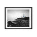 Lighthouse art Black and white Art Print of lighthouse