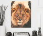 Lion Canvas Print king of the jungle Wall Art for Wall Decor