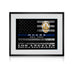 Los Angeles police department Police officer gift Thin Blue line