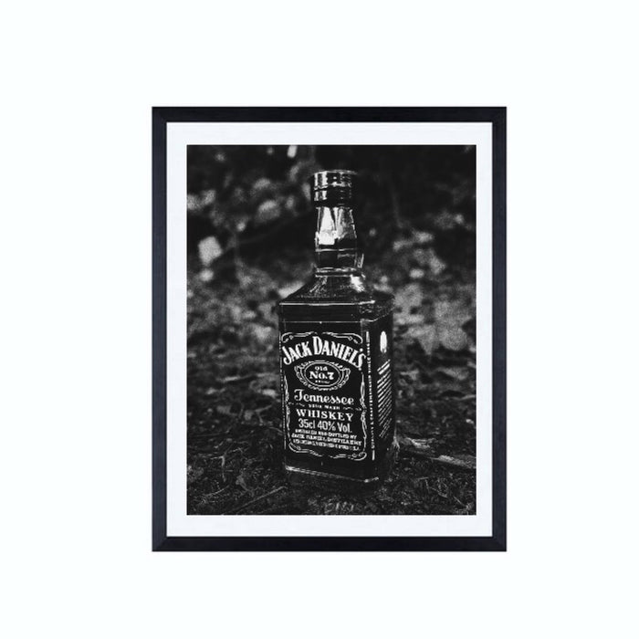 Man Cave gift for him Cigar Vintage Car whiskey art picture frame