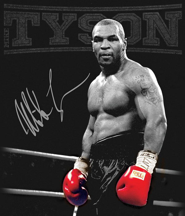 Mike Tyson Holyfield art print framed wall décor poster