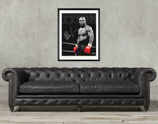 Mike Tyson Holyfield art print framed wall décor poster