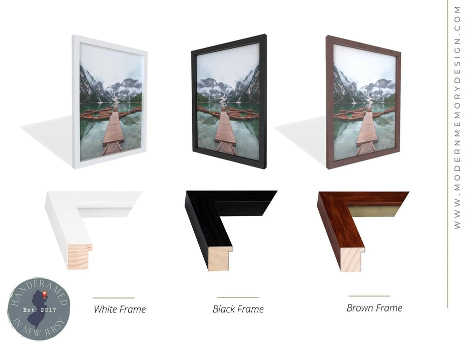 Gallery Wall 11x14 Picture Frame Black Wood 11 x 14 Frame