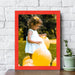 Modern 24X36 Red Picture Frame Gallery Wall Hanging - New Jersey Frame shop custom framing