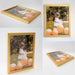 Modern Gold 14x18 Frame matted to 11x14 Picture Frame Store New Jersey