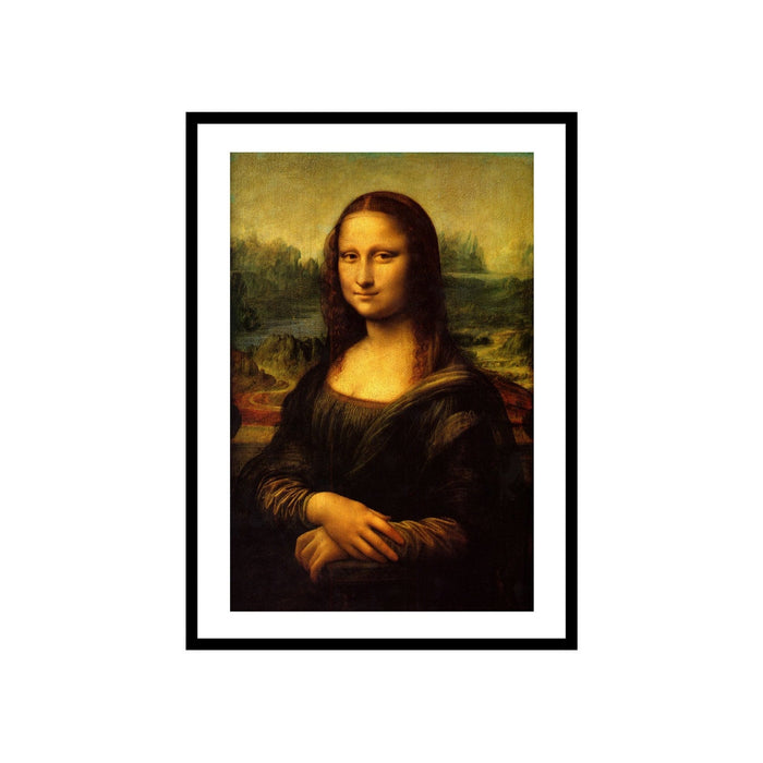 Mona Lisa by Leonardo da Vinci Italian Renaissance Art Framed Canvas