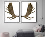 Moose antlers Wall Art for Wall Decor