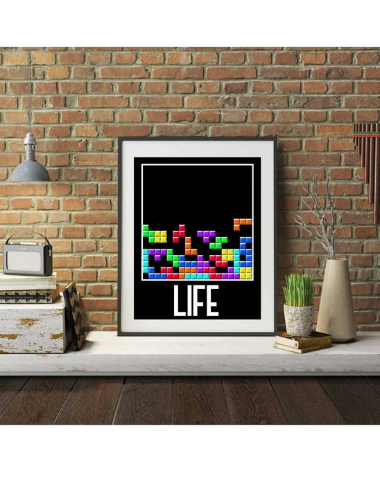 Motivational Life poster art print Tetras art print Picture Frame Store New Jersey