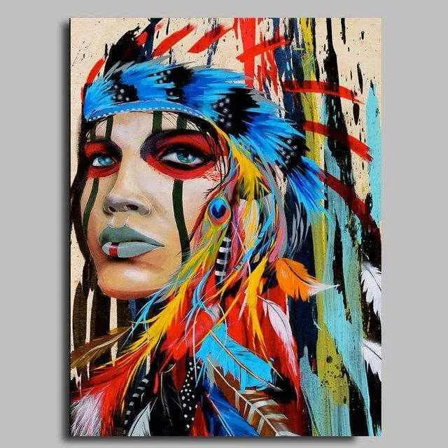 Native American Framed art print decor feminist art 20x30 inch Picture Frame Store New Jersey