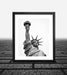 New York black and white photography vintage wall art picture frame 