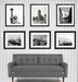 New York black and white photography vintage wall art picture frame 