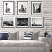 New York black and white photography vintage wall art picture frame 