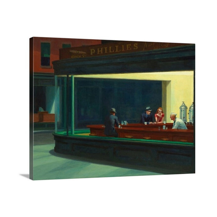 Nighthawks by Edward Hopper classic art canvas Print