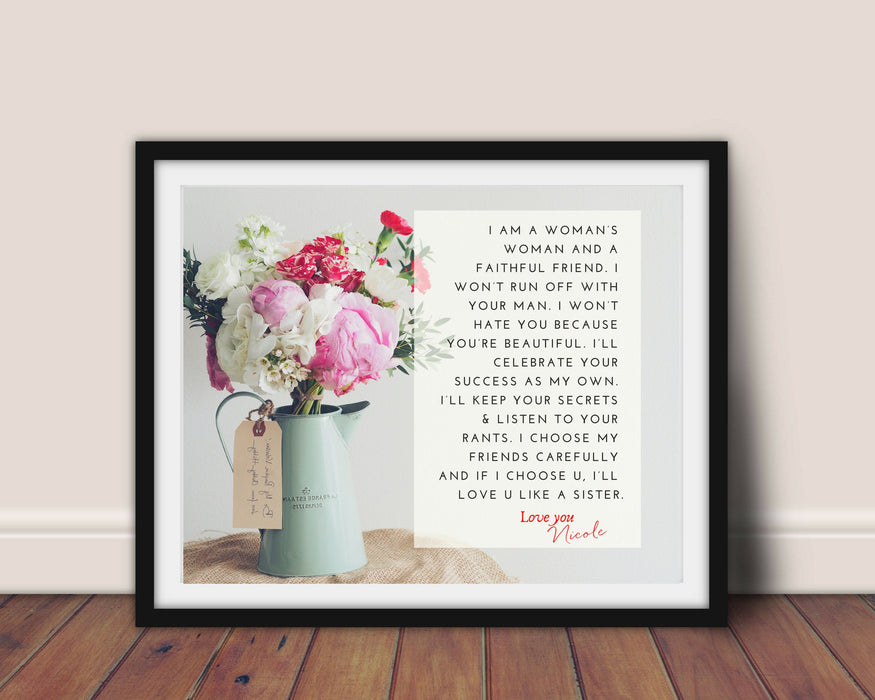 Paper Anniversary Gift, First 1st year anniversary, song lyrics vows photo print