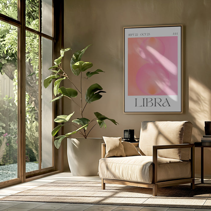 Libra Framed Art Modern Wall Decor