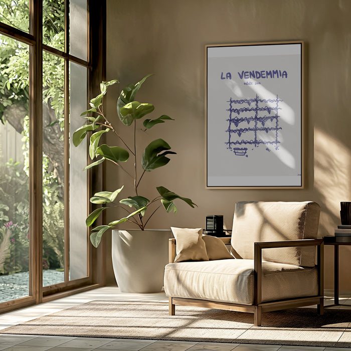 La vendemmia Framed Art Modern Wall Decor