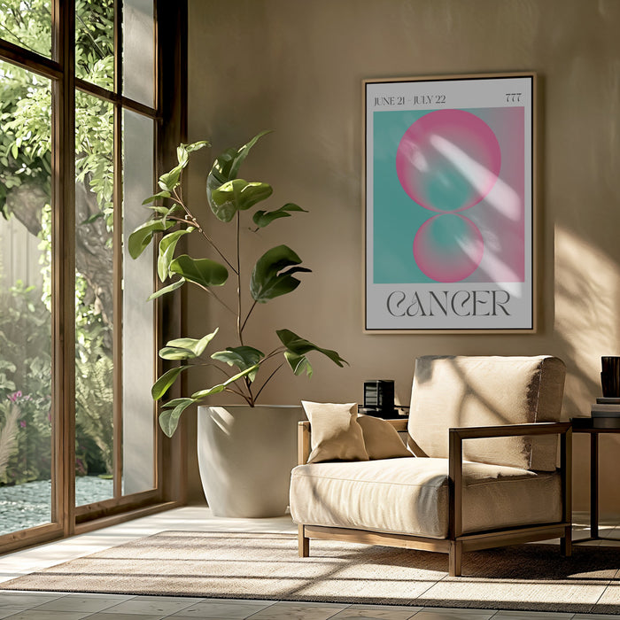 Cancer Framed Art Modern Wall Decor