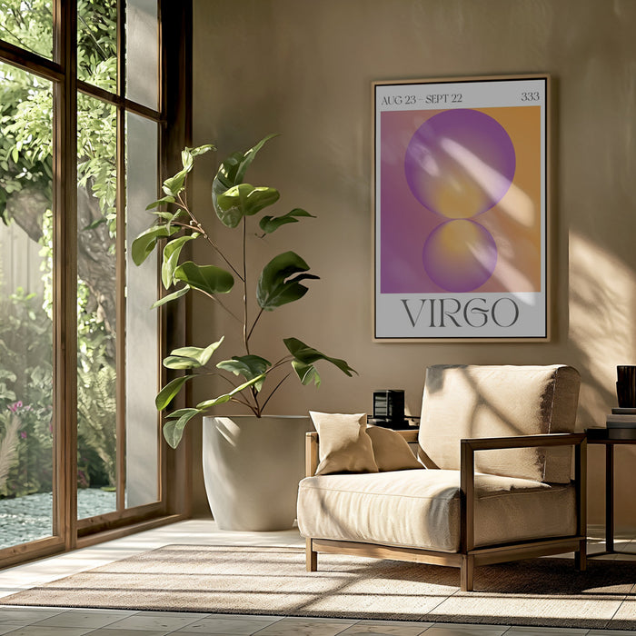 Virgo Framed Art Wall Decor