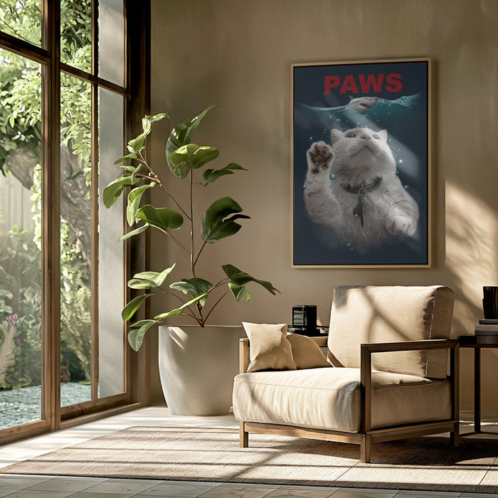 PAWS Framed Art Wall Decor