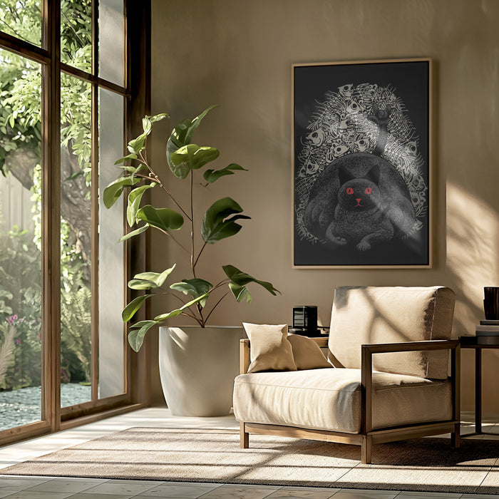 POSSESSED Framed Art Modern Wall Decor