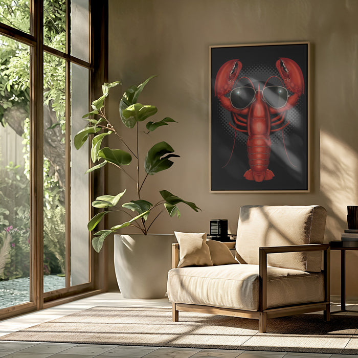 cool lobster Framed Art Modern Wall Decor