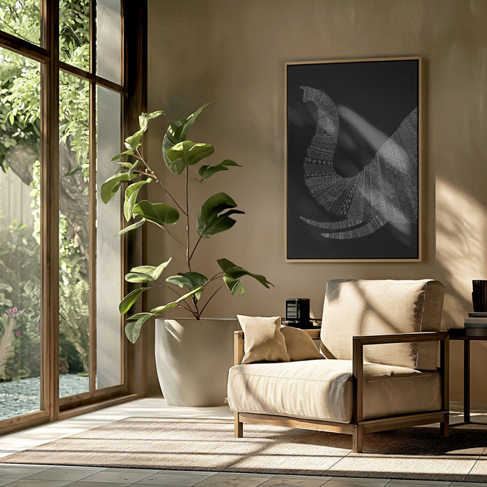 Elephant Nº2 Framed Art Wall Decor