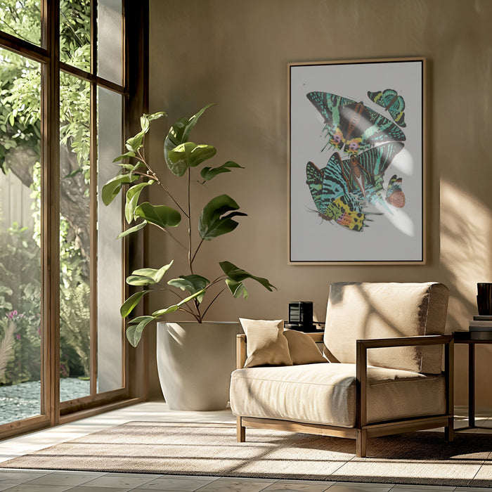 Butterflies 3 Framed Art Wall Decor